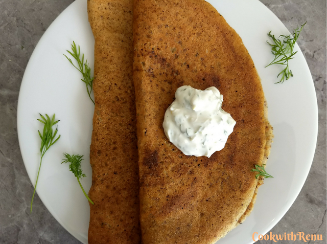 Store Cupboard Recipe made using a mix of Lentils and Beans. It is a Chila/Dosa or a Savoury Flourless Pancake.