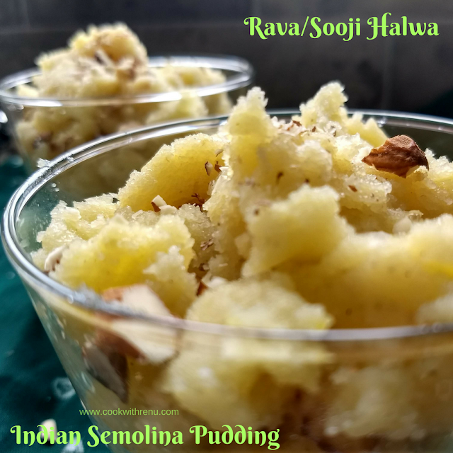 Rava Sooji Halwa | Indian Semolina Pudding