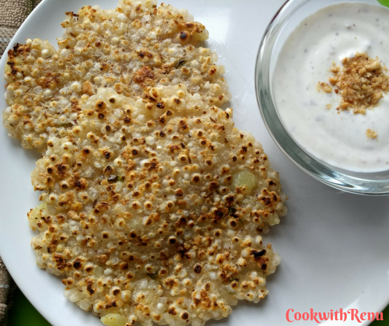 Sabudana Pancake / Fritters / Chila