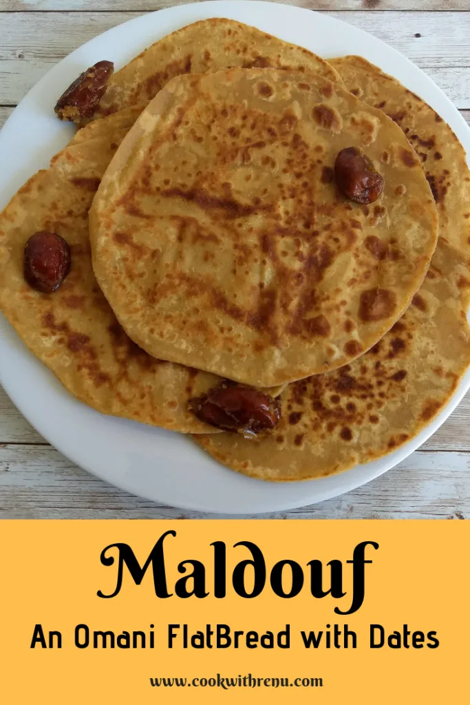 Omani Maldouf - A FlatBread made with Dates