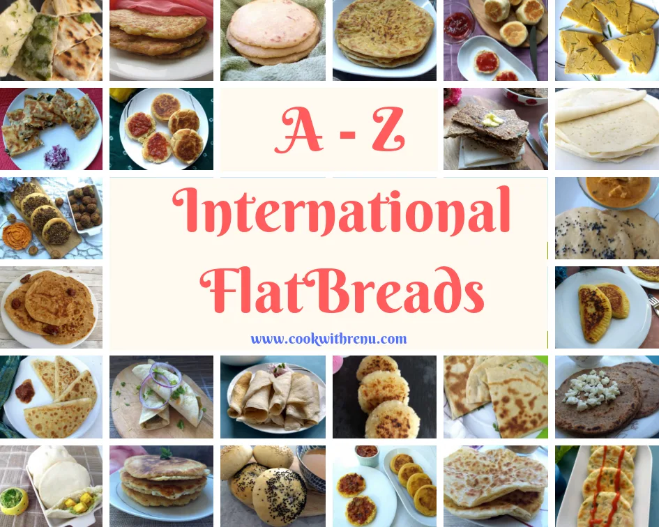 Compilation of A-Z International Flatbreads