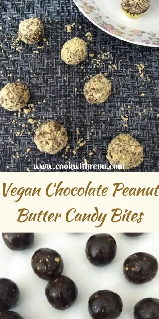 Vegan Chocolate Peanut Butter Candy Bites