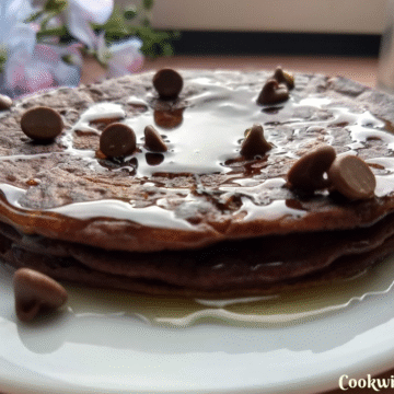 Whole Wheat Sweet Potato and Chocolate Pancakes