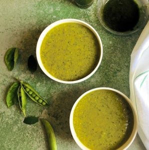  Pea Mint Basil Soup - Nourishing Winter Soup 