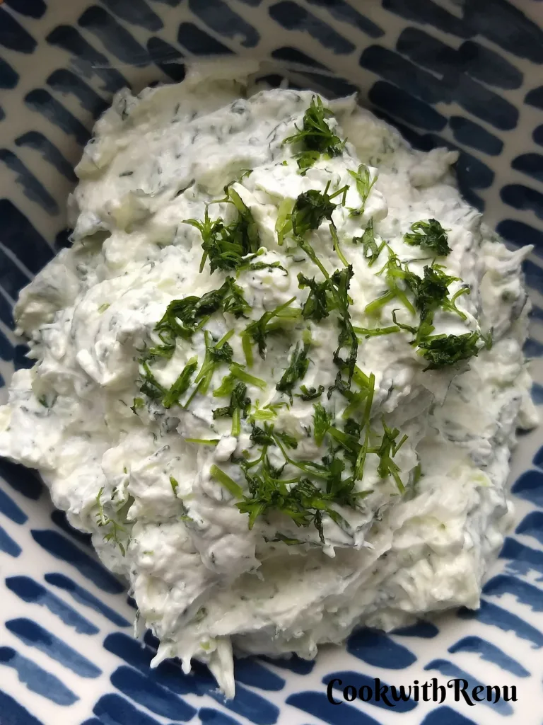 Fresh Dill and Cucumber Dip | Fresh Greek Tzatziki