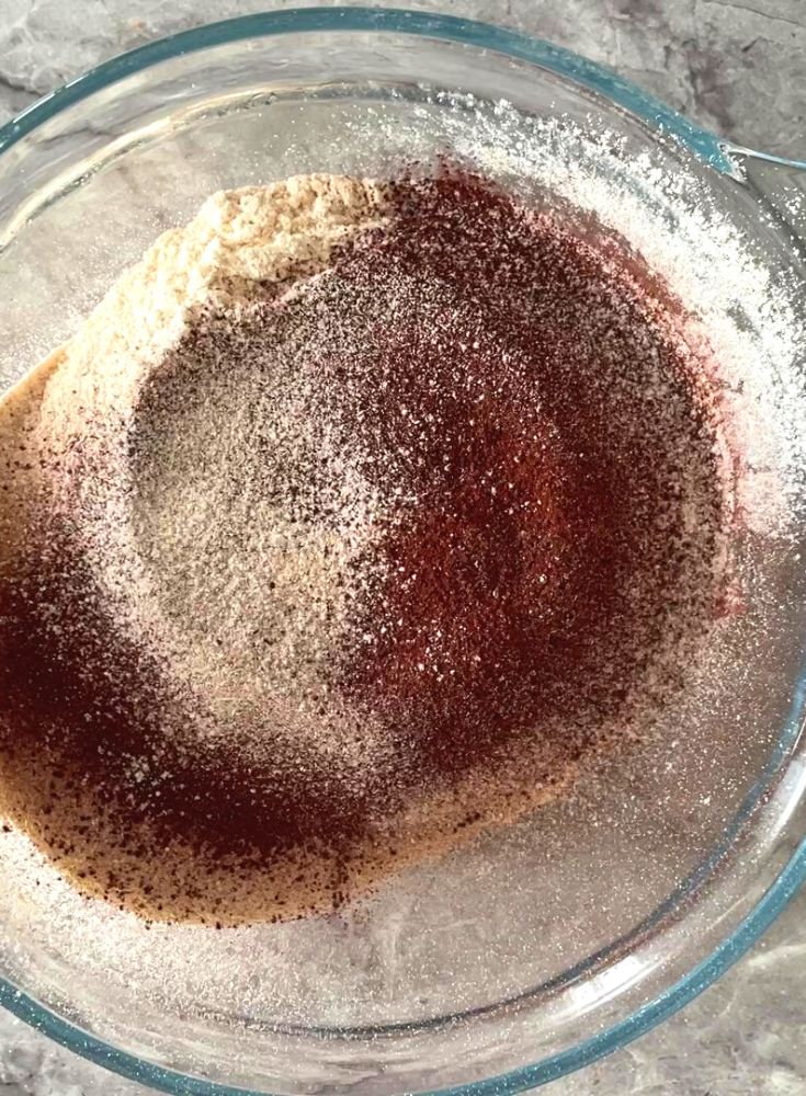 Sifted Dry Ingredients.