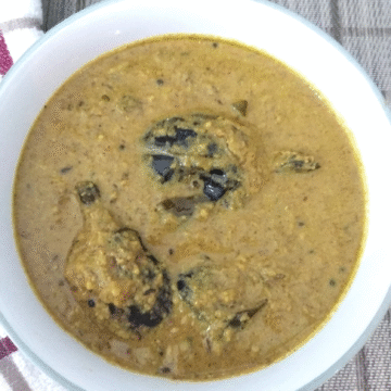 Hydrebadi Baingan ka Salan |Spicy Eggplant gravy with Peanuts