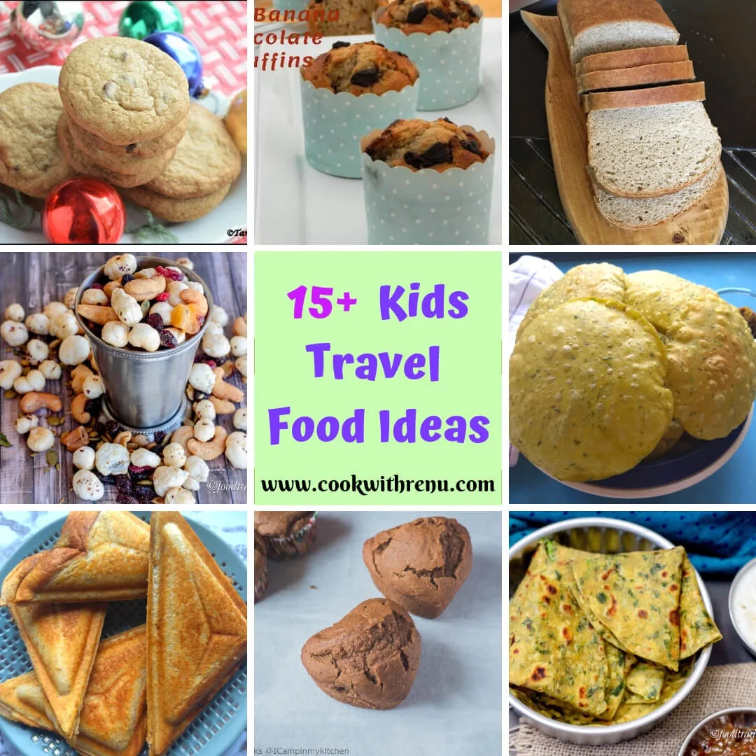 15+ Kids Travel Food Ideas | 15+ Easy Travel Snacks for Kids