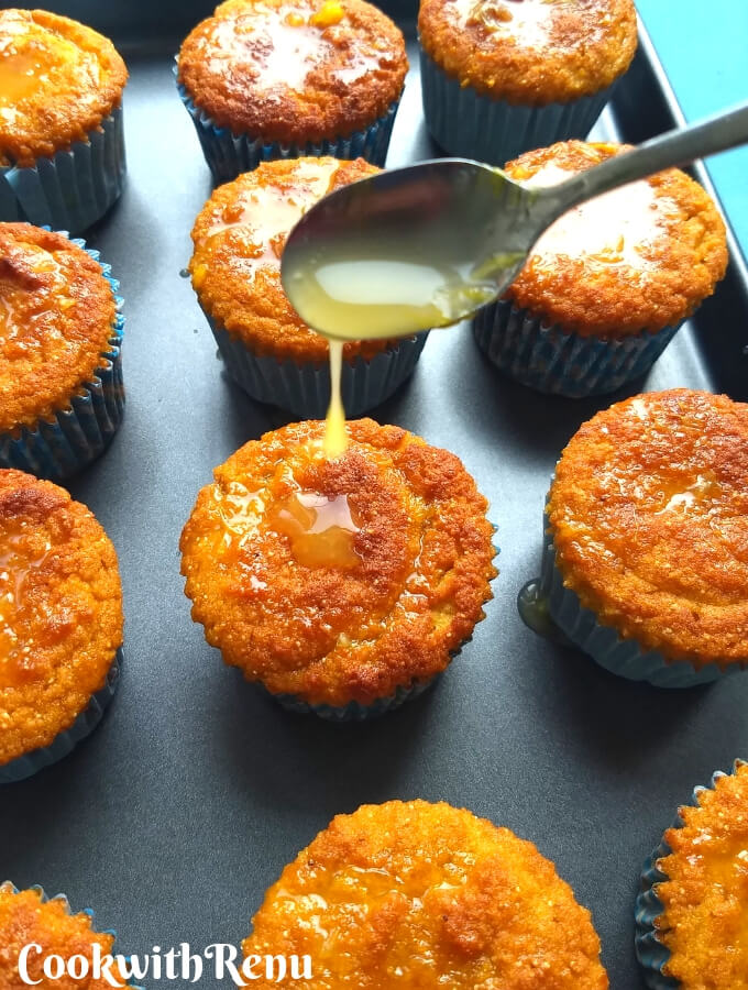 Coconut Flour Orange poppy seeds muffins (Gluten Free)
