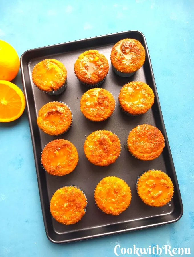 Coconut Flour Orange poppy seeds muffins (Gluten Free)
