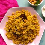 Brown Rice Chickpea Pulao