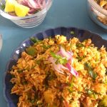 Mumbai style Tawa Pulao using leftover rice