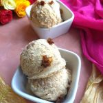 4 Ingredient Gulkand Ice Cream (Without Ice Cream maker)