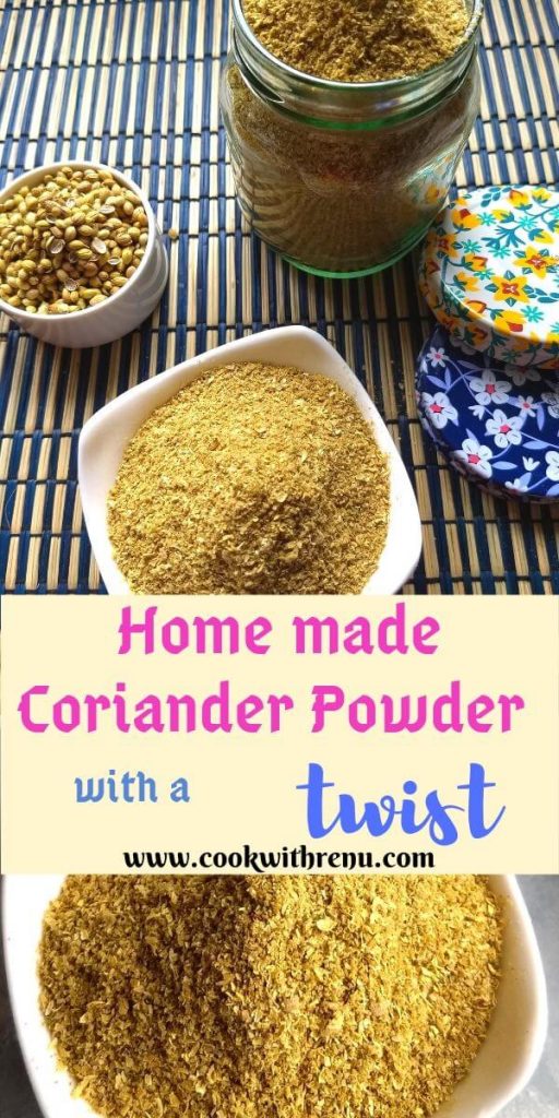 Homemade Coriander Powder with a Twist | Dhania Powder