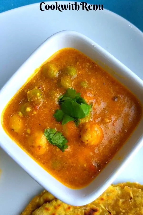 Matar Makhana Sabji | Green Peas Fox nut Curry