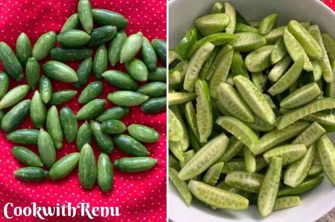 Tondly | Ivy Gourd before and After Cut
