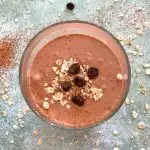 Sugarless Cacao Oats Breakfast Smoothie