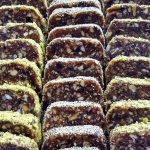 Sugar free Khajoor Barfi (Dates & Nuts Roll)