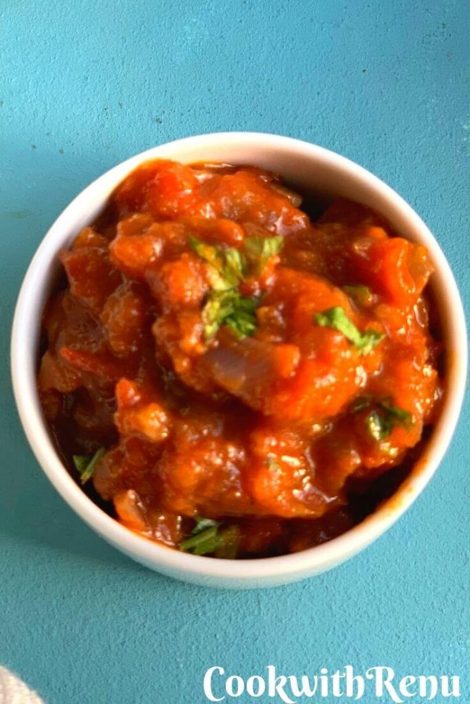 Mosdeng Serma (Tripura Style Tomato Chutney)