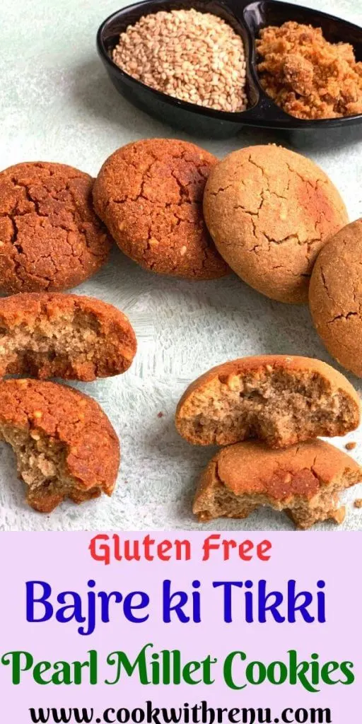 Gluten Free Bajre ki Tikki or Pearl Millet Cookies is a traditional, healthy and a regional winter special recipe made using just 3 ingredients.