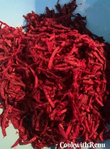Grated Beetroot