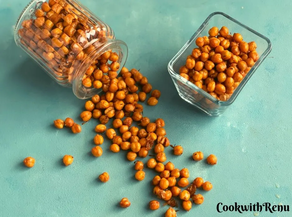 Crunchy Herb Roasted Chickpeas