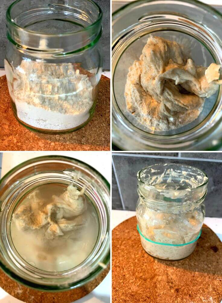 Making of the Leavain for the Sourdough Bread