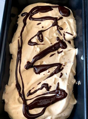 Adding of Chocolate in Ice Cream