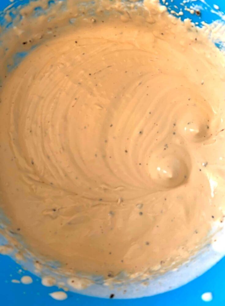 Everything beaten together