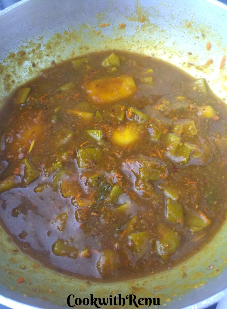 The final launji, the sweet and sour chutney