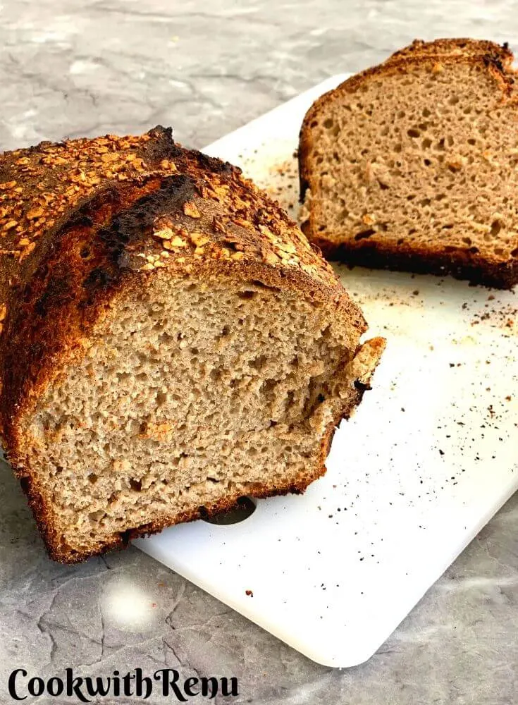 Cut Loaf Sourdough Bread