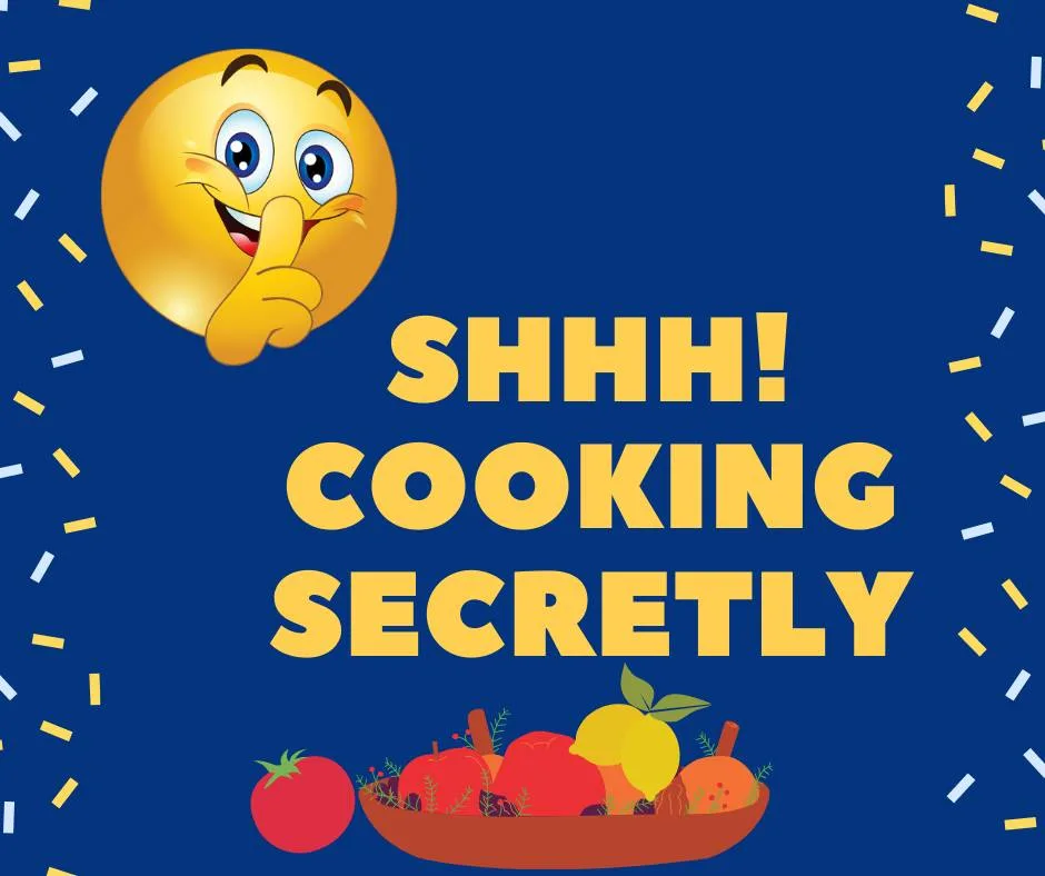 Shhhhh Cooking Secretly Challenge Logo