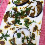 Dahi wale Baingan is a yummy, tangy and and easy eggplant recipe made using a few spices available in your kitchen and can be assembled in 20-30 minutes.