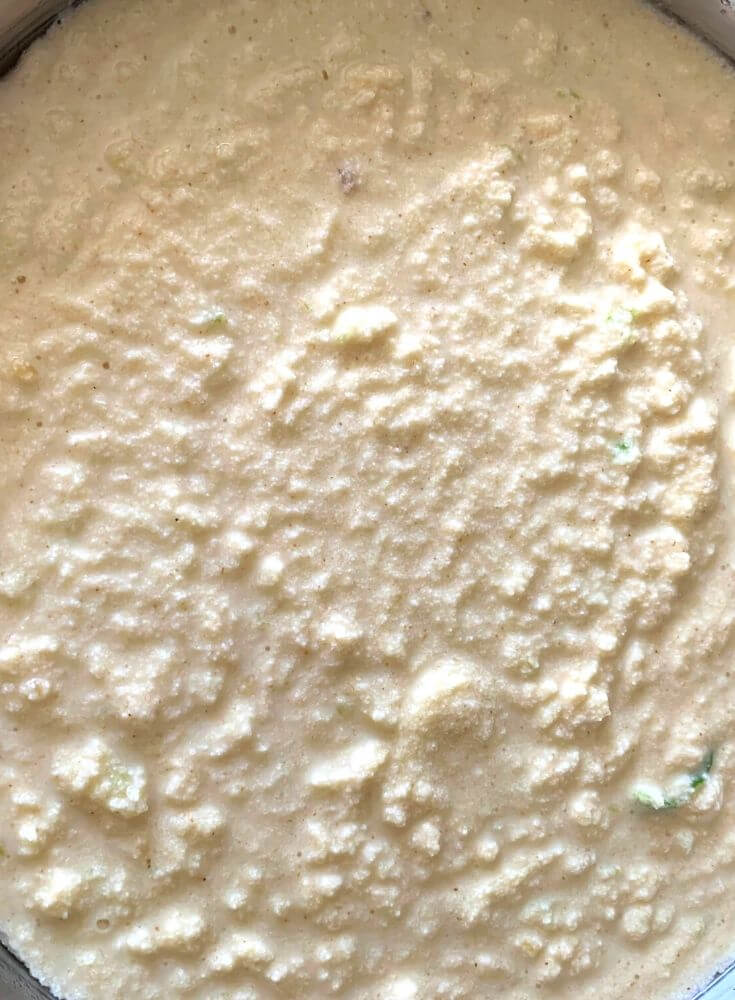 The prepared batter pour in the plates