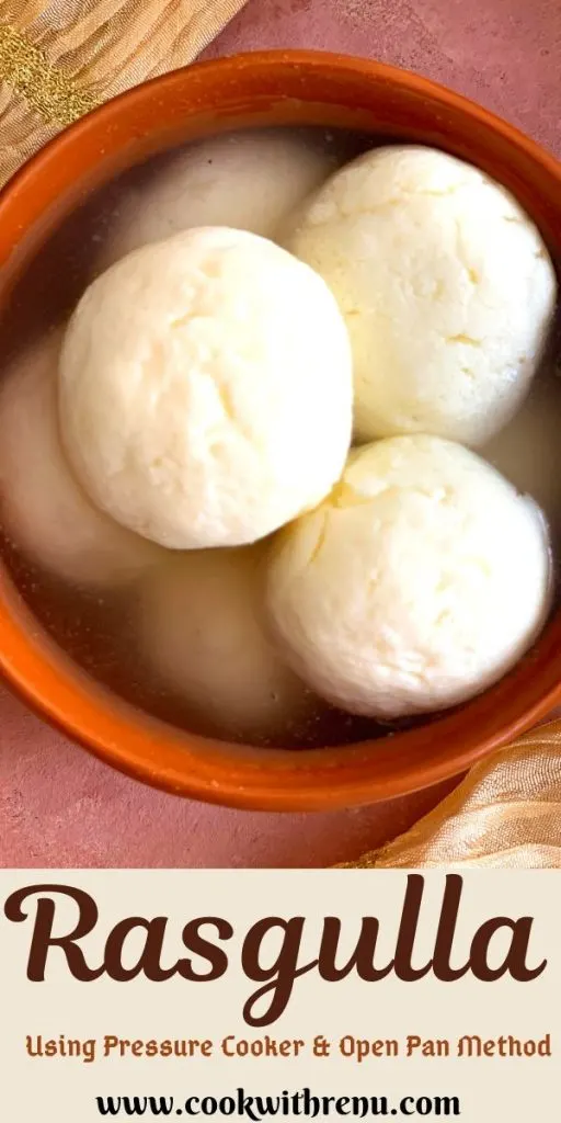 Soft Spongy Bengali Rasgulla or Rasagolas are sweet balls made using fresh chenna and soaked in sugar syrup and served chilled.