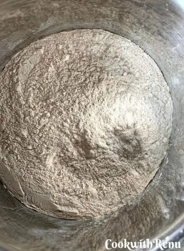 The gluten free flour, Water chestnut flour and buckwheat flour mix