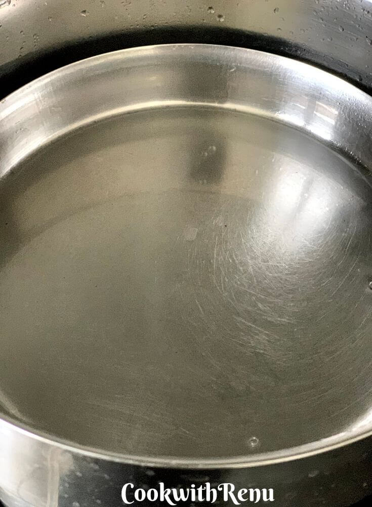 Steel plate in the steamer, getting ready for the next step