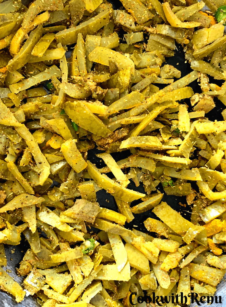 Mixing of the veggie