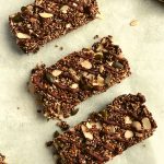 Chocolate Puffed Amaranth Bars are a perfect vegan, gluten-free, and a healthy sugar-free snack or no-bake protein bar perfect for your snack.