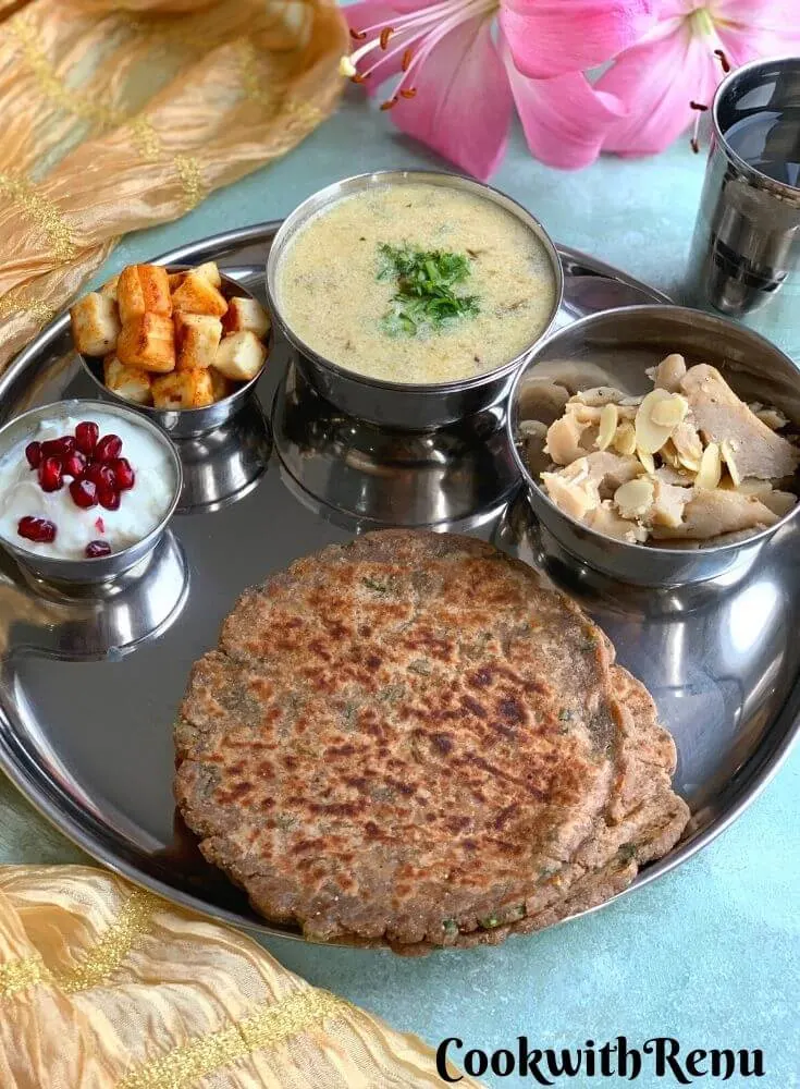 Fasting - Vrat - Farali Thali is a complete balanced meal with carbs, proteins and healthy fats and is completely gluten free.