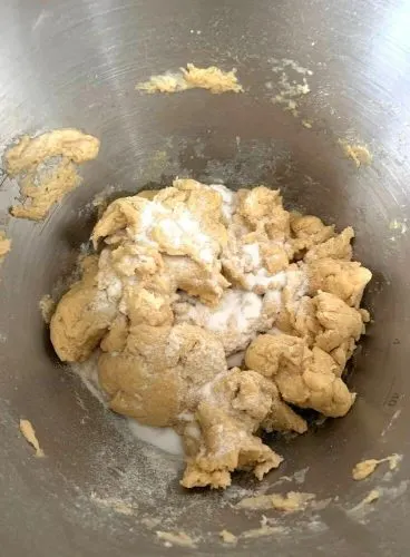 Salt added in the dough