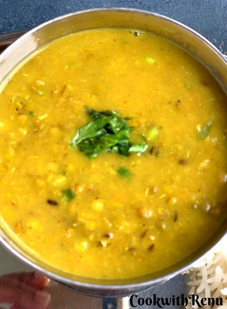 Whole Green Moong Dal presented in a bowl