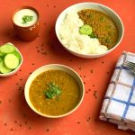 Whole Green Moong Dal or Sabut Moong Dal is a nutritious, healthy and comforting dal made with whole green mung beans, tomato and a few spices.