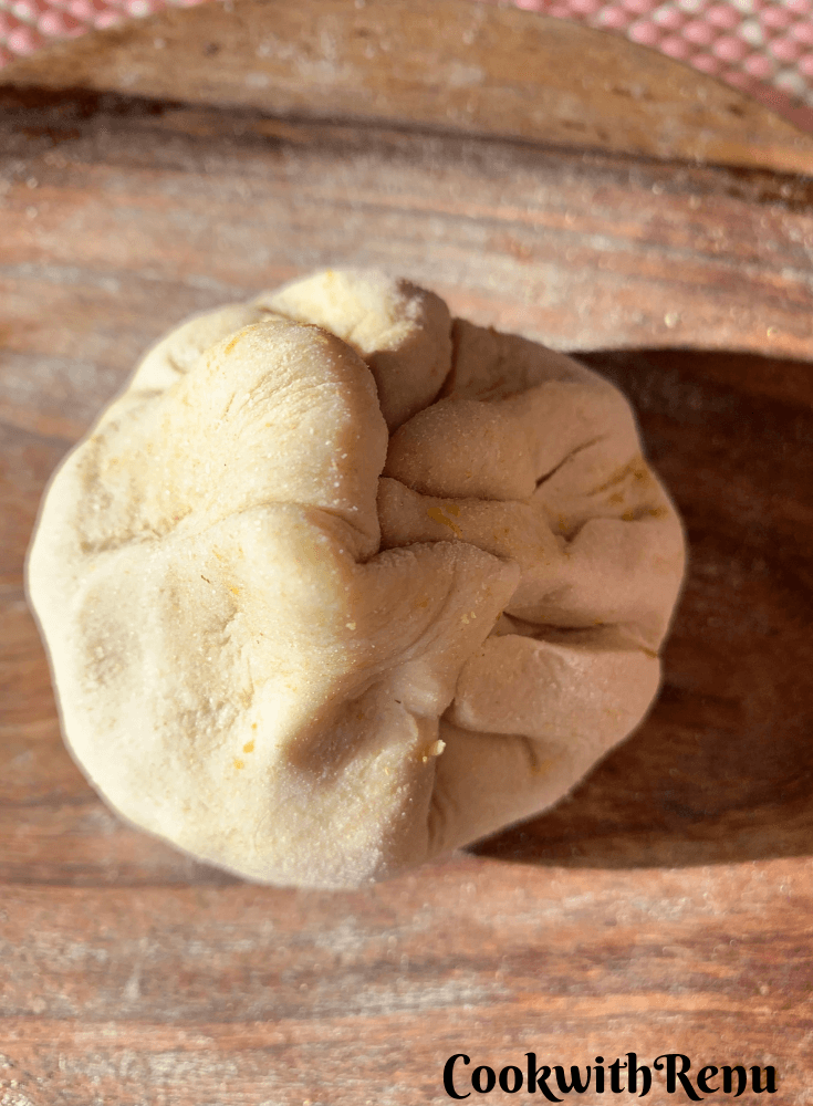 Sealing of the stuffed dough ball