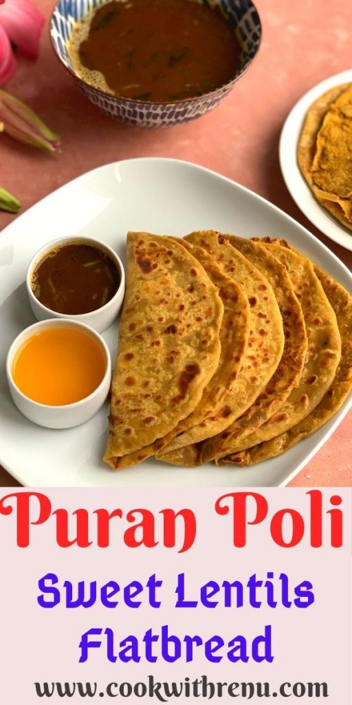 Puran Poli is a delicious sweet Lentils Flatbread from the state of Maharashtra made during special occasions like Holi, Gudi Padwa etc.