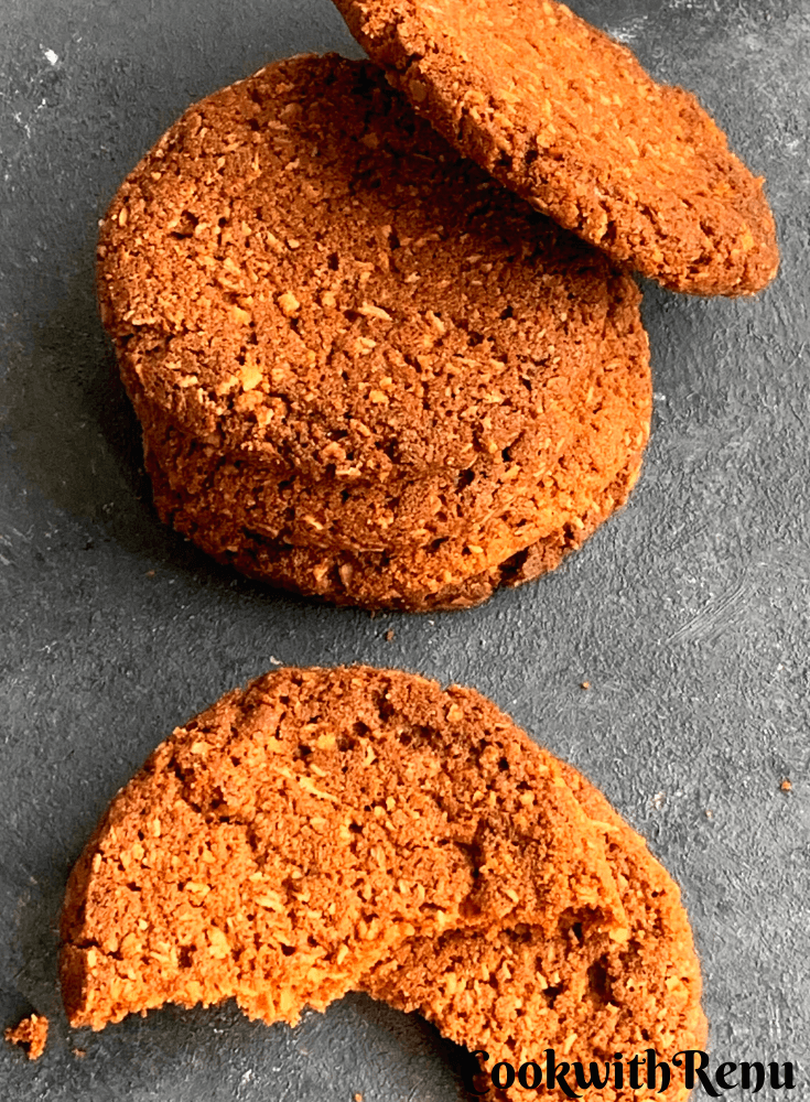 Close up look of Buckwheat Oats Cookies
