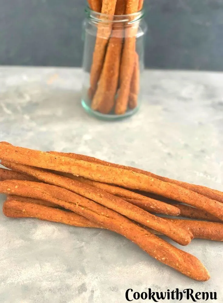 Crunchy Herbed Whole Wheat Breadsticks