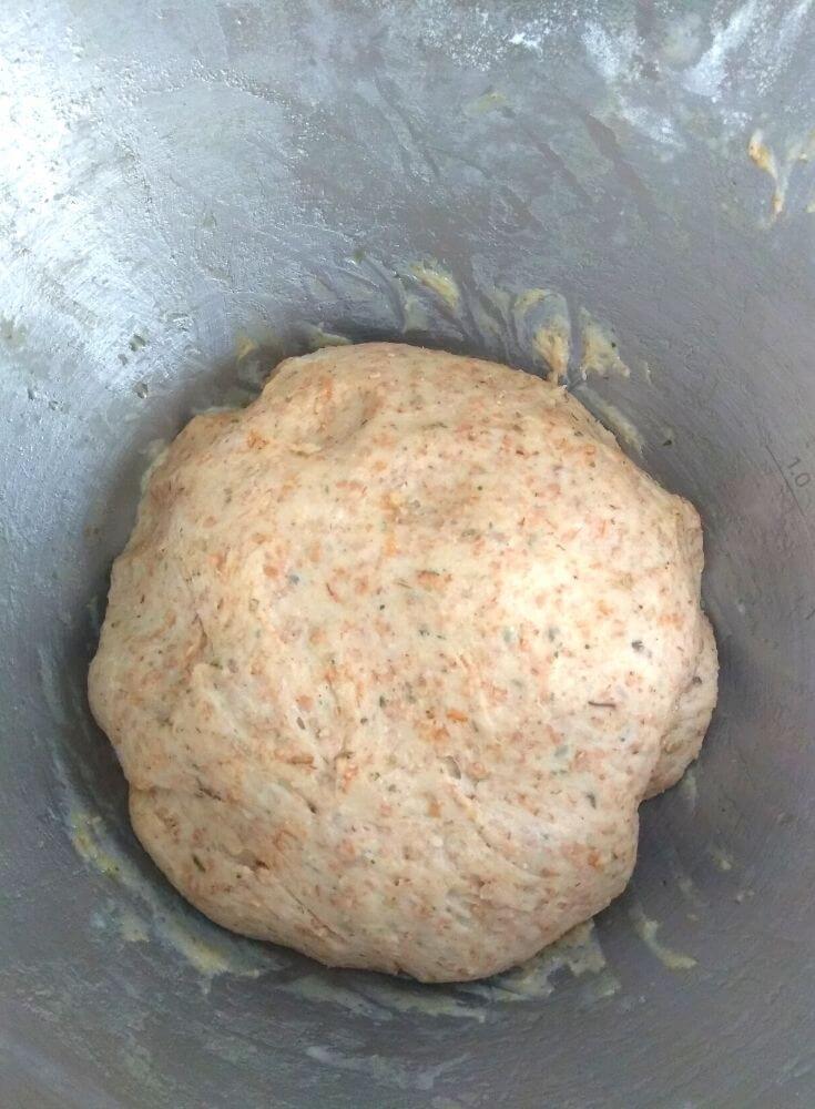 Dough ready to be proofed