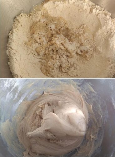 Making of dough