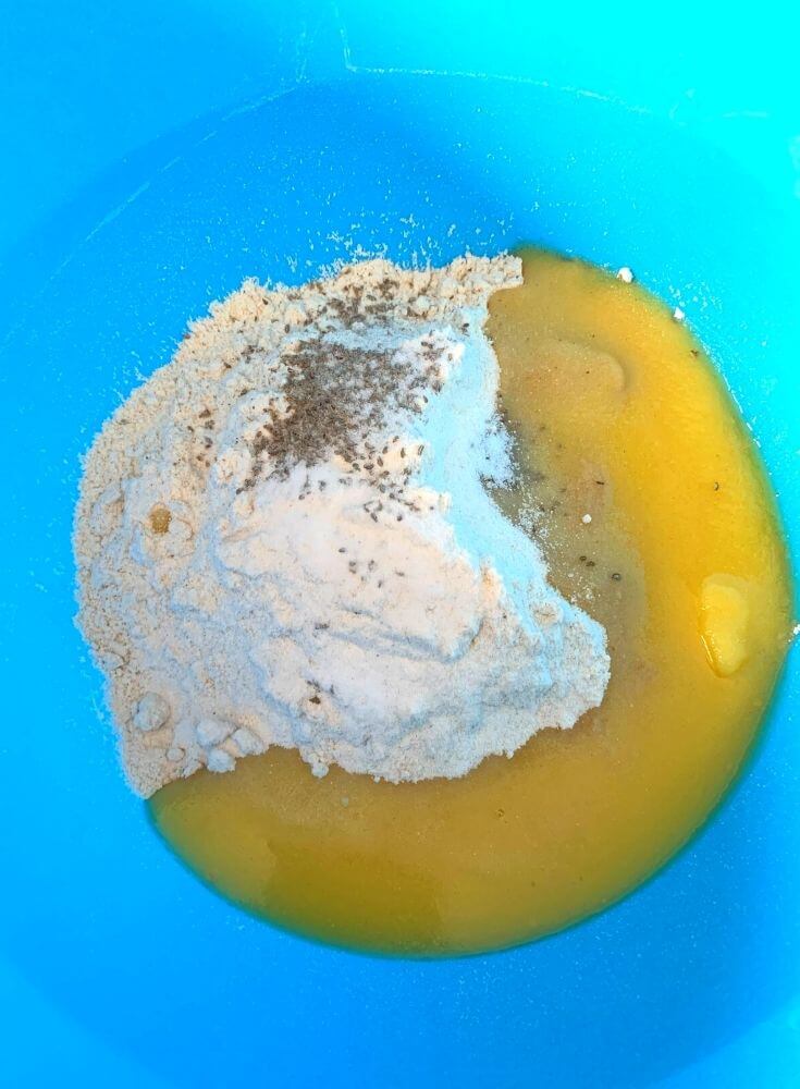 Ingredients for the dough